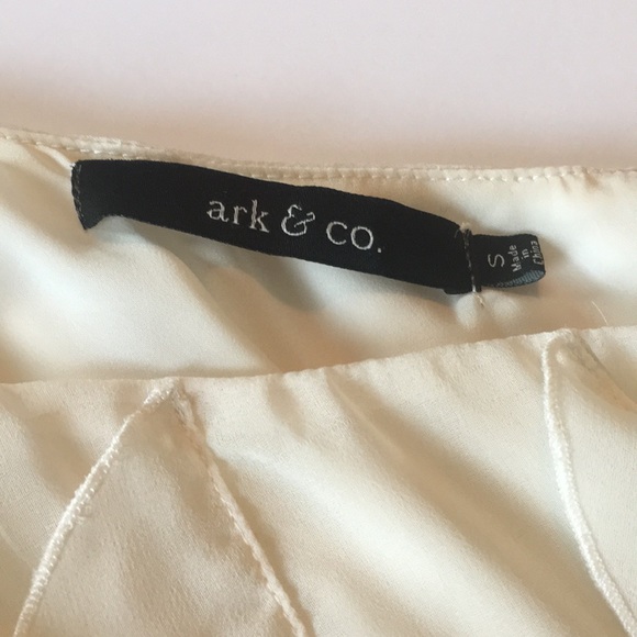 Cream One Shoulder Dress - Picture 2 of 4